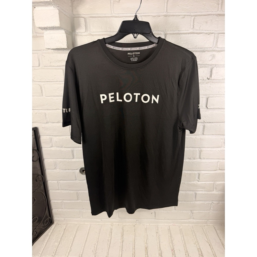 Peloton Century Club 100 Rides XL Black Performance Shirt Cycling Workout